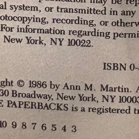 With You and Without You, Ann M. Martin, 1986 original copy. - Picture 4 of 4
